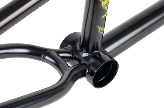 Cult Perris BMX Frame - 20.6" TT, Black Short, Quick, And Responsive Back End