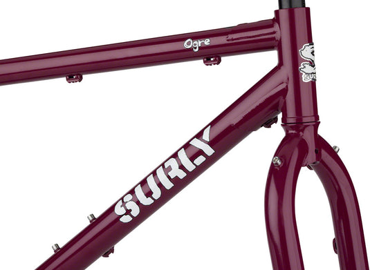 Surly Ogre Frameset - 29", Steel, Fermented Plum, X-Large