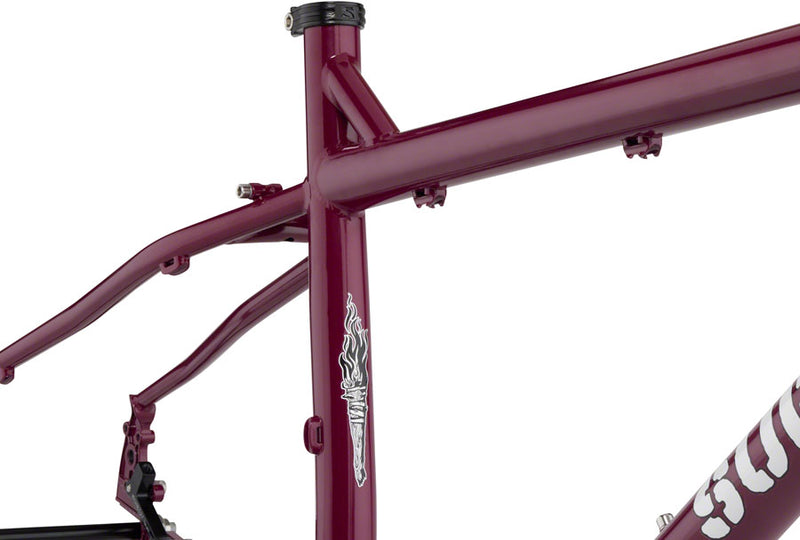 Load image into Gallery viewer, Surly Ogre Frameset - 29&quot;, Steel, Fermented Plum, Large
