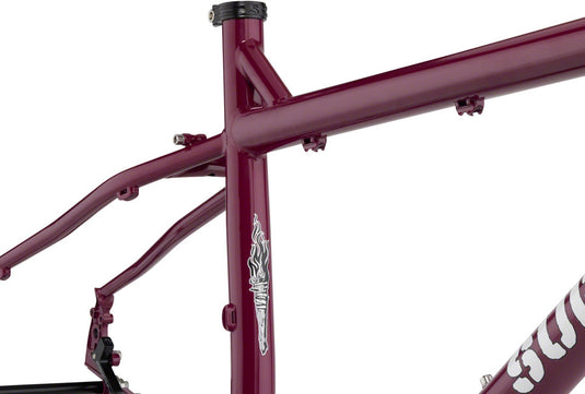 Surly Ogre Frameset - 29", Steel, Fermented Plum, Medium