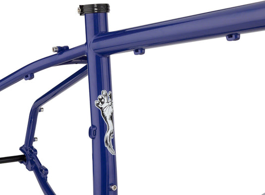 Surly Grappler Frameset - 27.5, Steel, Subterranean Homesick Blue, X-Small