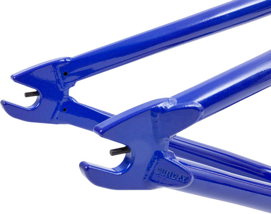 Sunday Street Sweeper BMX Frame - 21" TT, Gloss Metallic Blue