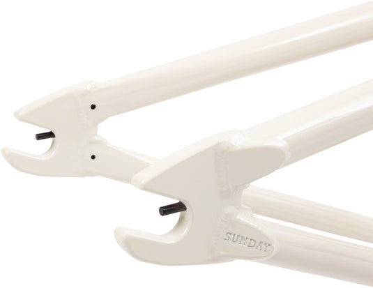 Sunday Park Ranger BMX Frame - 21" TT, Gloss Classic White