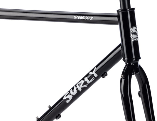 Surly Straggler Frameset - 700c, Steel, Hi-Viz Black, 56cm