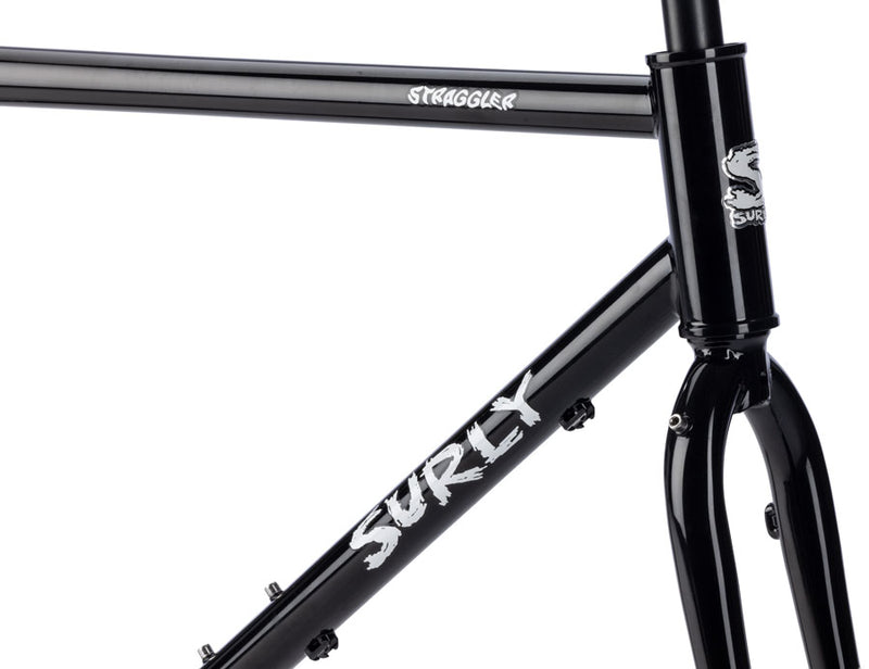 Load image into Gallery viewer, Surly Straggler Frameset - 700c, Steel, Hi-Viz Black, 64cm

