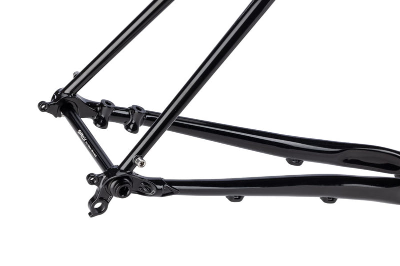 Load image into Gallery viewer, Surly Straggler Frameset - 700c, Steel, Hi-Viz Black, 64cm

