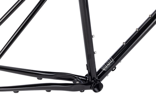 Surly Straggler Frameset - 700c, Steel, Hi-Viz Black, 61cm