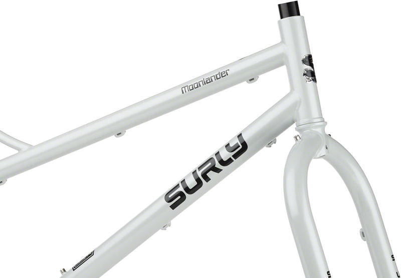 Load image into Gallery viewer, Surly Moonlander Fat Tire Bike Frameset - 24", Steel, Lunar Dust Gray, Medium
