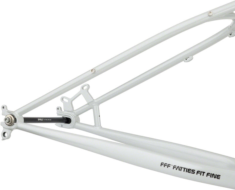 Load image into Gallery viewer, Surly Moonlander Fat Tire Bike Frameset - 24", Steel, Lunar Dust Gray, Small
