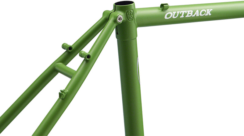 Load image into Gallery viewer, Ritchey Outback Frameset - 700c, Steel, Matte Green, Medium
