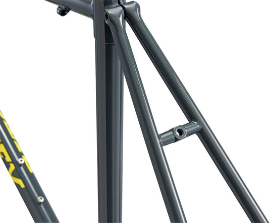 Ritchey Road Logic Frameset 700c Steel Gray Yellow 55cm Includes Carbon Fork