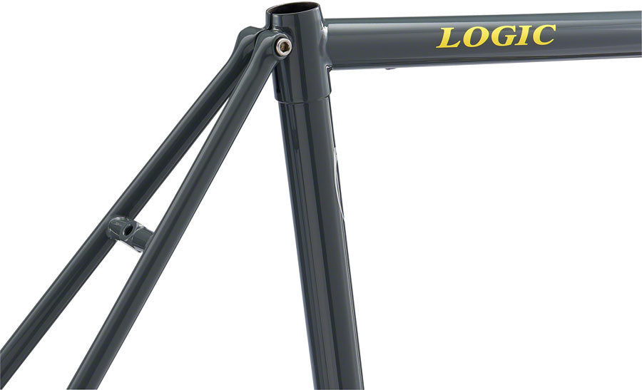 Ritchey Road Logic Frameset 700c Steel Gray Yellow 57cm Includes Carbon Fork