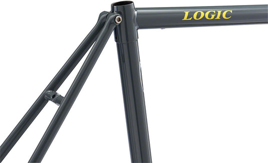 Ritchey Road Logic Frameset 700c Steel Gray Yellow 53cm Includes Carbon Fork