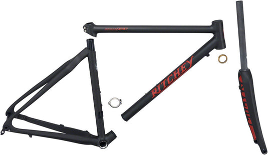 Ritchey Outback Break-Away Frameset - 700c, Carbon, Black, Large