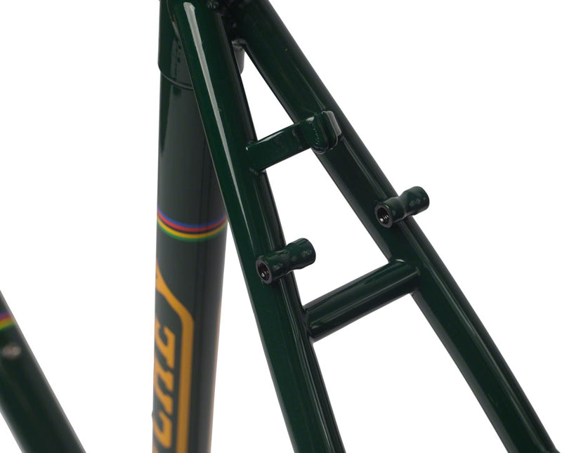 Load image into Gallery viewer, Ritchey CX Pro Break-Away Frameset - 700c Steel Green Small With Carbon Fork
