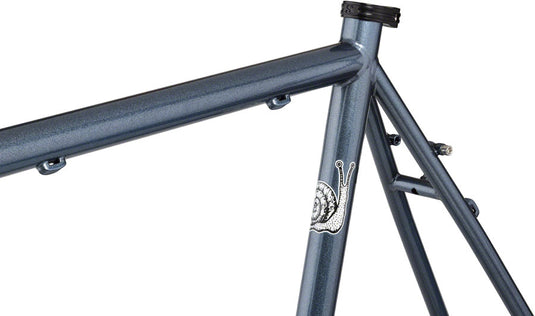 Surly Straggler Frameset - 700c, Steel, Cold Steel Blue, 62cm