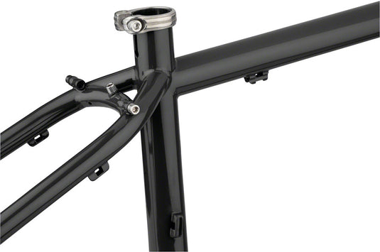 Surly Karate Monkey Frameset - 27.5", Steel, Hi-Viz Black, X-Large