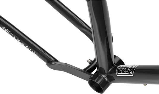 Surly Karate Monkey Frameset - 27.5", Steel, Hi-Viz Black, Small