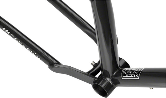 Surly Karate Monkey Frameset - 27.5", Steel, Hi-Viz Black, X-Large