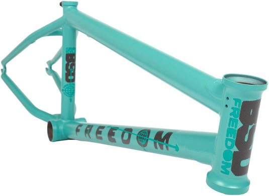 BSD Freedom BMX Frame - 21.1" TT, Lite Teal