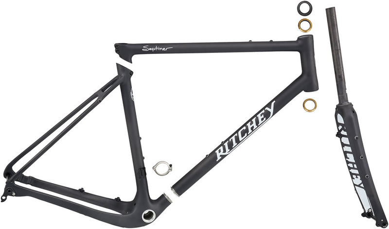 Load image into Gallery viewer, Ritchey Septimer Break-Away Carbon Frameset - 700c, Carbon, Black, Large
