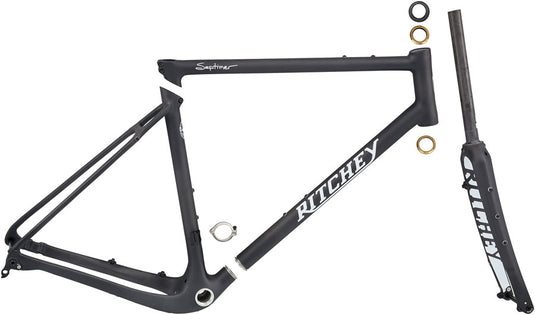 Ritchey Septimer Break-Away Carbon Frameset - 700c, Carbon, Black, Large