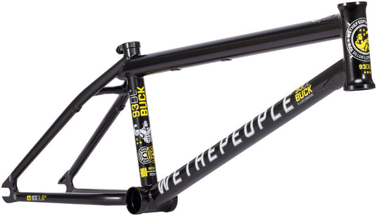 We The People Buck BMX Frame - 21.25" TT, Black