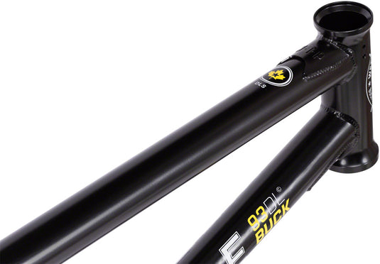 We The People Buck BMX Frame - 21.25" TT, Black