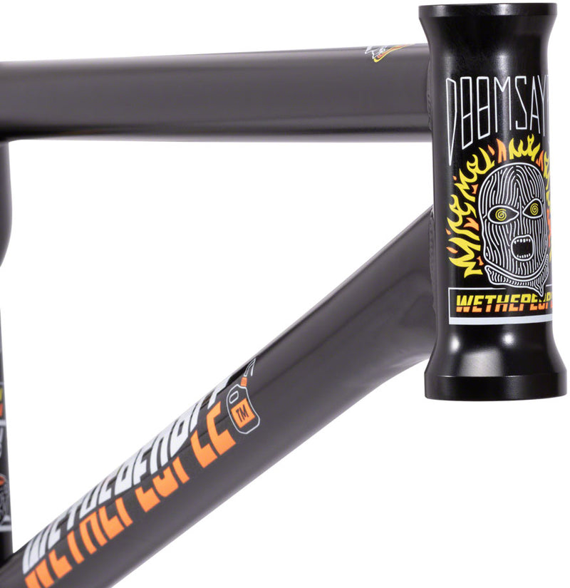 Load image into Gallery viewer, We The People Doomsayer BMX Frame - 21&quot; TT, Black
