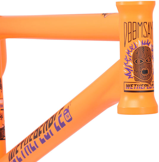 We The People Doomsayer BMX Frame - 20.5" TT, Matt Pastel Orange