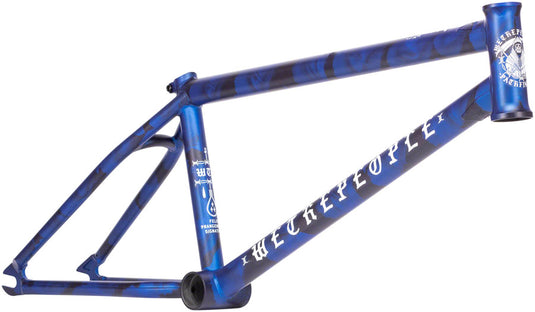 We The People Pathfinder BMX Frame - 20.75" TT, Matt Aqua Blue