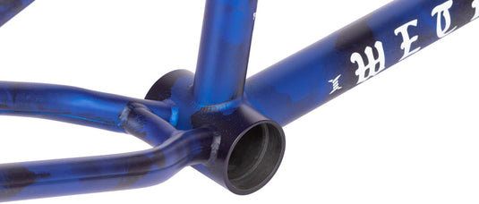 We The People Pathfinder BMX Frame - 20.75" TT, Matt Aqua Blue