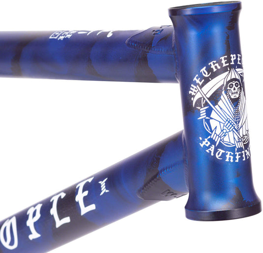 We The People Pathfinder BMX Frame - 20.75" TT, Matt Aqua Blue