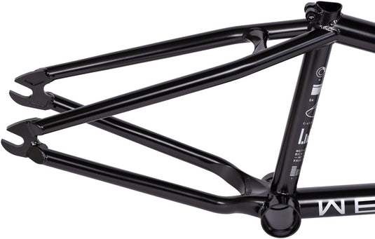 We The People Network BMX Frame - 20.8" TT, Black