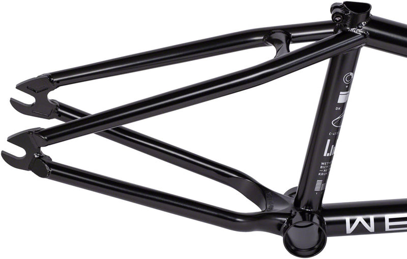 Load image into Gallery viewer, We The People Network BMX Frame - 21.1&quot; TT, Black
