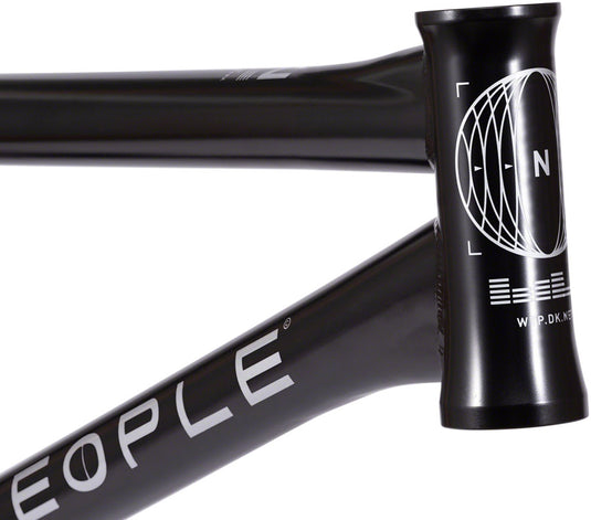 We The People Network BMX Frame - 20.8" TT, Black