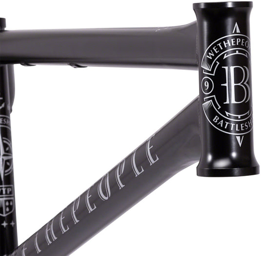 We The People Battleship BMX Frame - 20.5" TT, Black