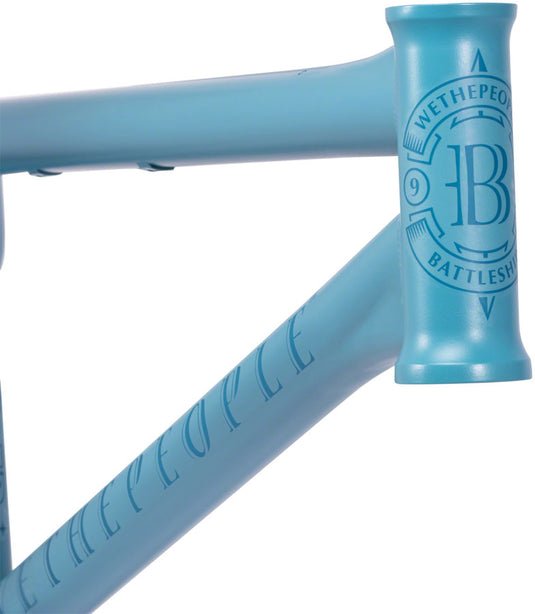 We The People Battleship BMX Frame - 21" TT, Matt Dusk Blue