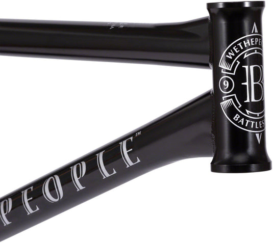 We The People Battleship Magnum BMX Frame - 21.25" TT, Black