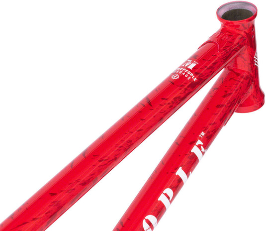 We The People Message BMX Frame - 21" TT, Firestorm Red