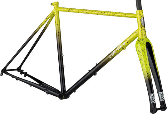 All-City-Macho-King-A.C.E.-Frame-Yellow-Fade-Splatter-Cyclocross-Frame-FM8350