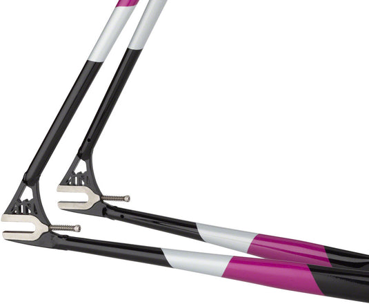 All-City Big Block Frameset - 700c, Steel, Midnight/Frost/Violet, 46cm