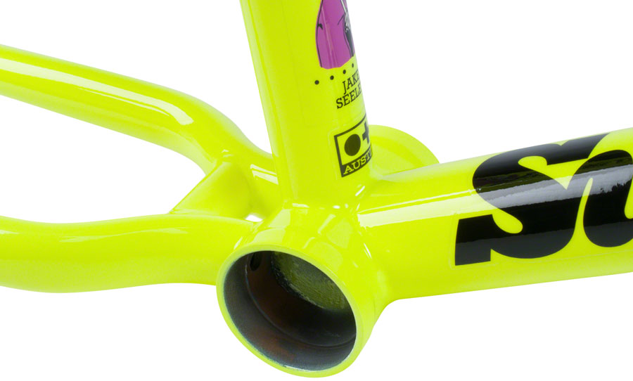 Sunday Street Sweeper BMX Frame - 20.75" TT, Flourescent Yellow