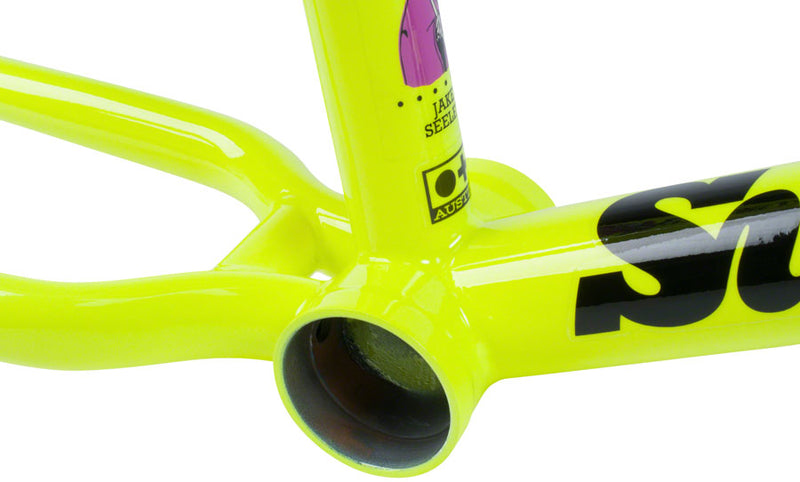 Load image into Gallery viewer, Sunday Street Sweeper BMX Frame - 20.75&quot; TT, Flourescent Yellow
