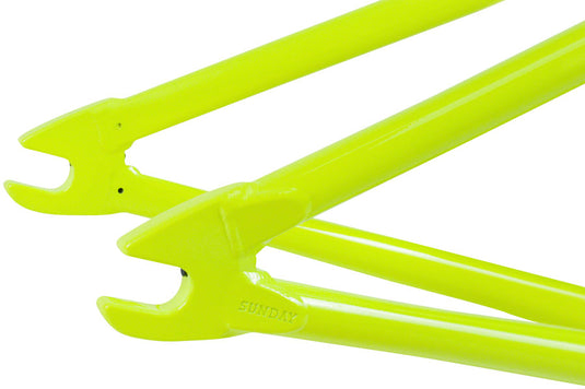 Sunday Street Sweeper BMX Frame - 20.5" TT, Flourescent Yellow