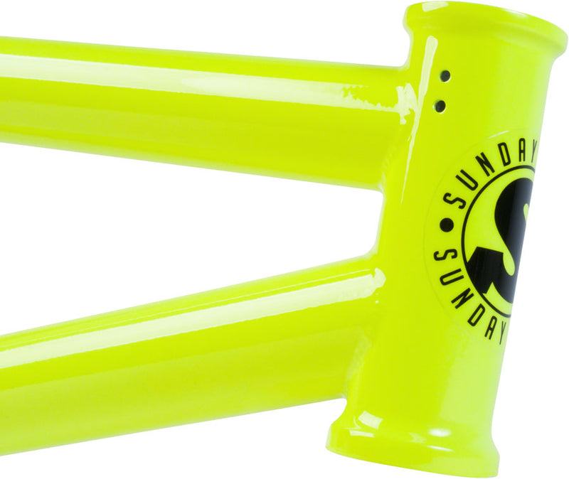 Load image into Gallery viewer, Sunday Street Sweeper BMX Frame - 20.5&quot; TT, Flourescent Yellow
