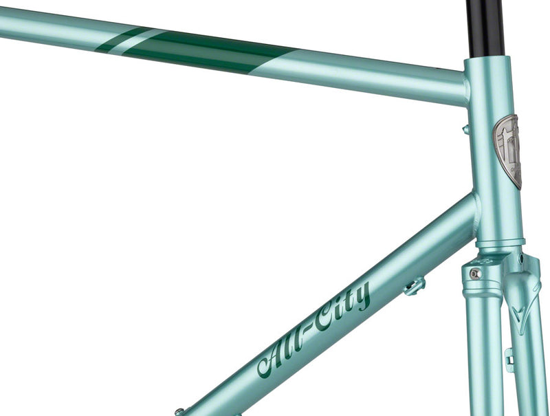 Load image into Gallery viewer, All-City Space Horse Frameset - 700c/650b, Steel, Royal Mint, 61cm
