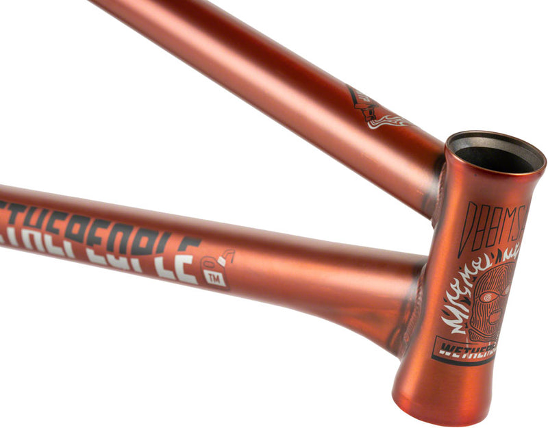 Load image into Gallery viewer, We The People Doomsayer BMX Frame - 20.5&quot; TT, Matte Brown
