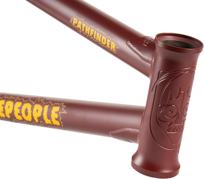 Load image into Gallery viewer, We The People Pathfinder BMX Frame - 20.75&quot; TT, Matte Burgundy
