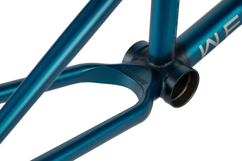 Load image into Gallery viewer, We The People Network BMX Frame - 20.5&quot; TT, Matte Translucent Teal
